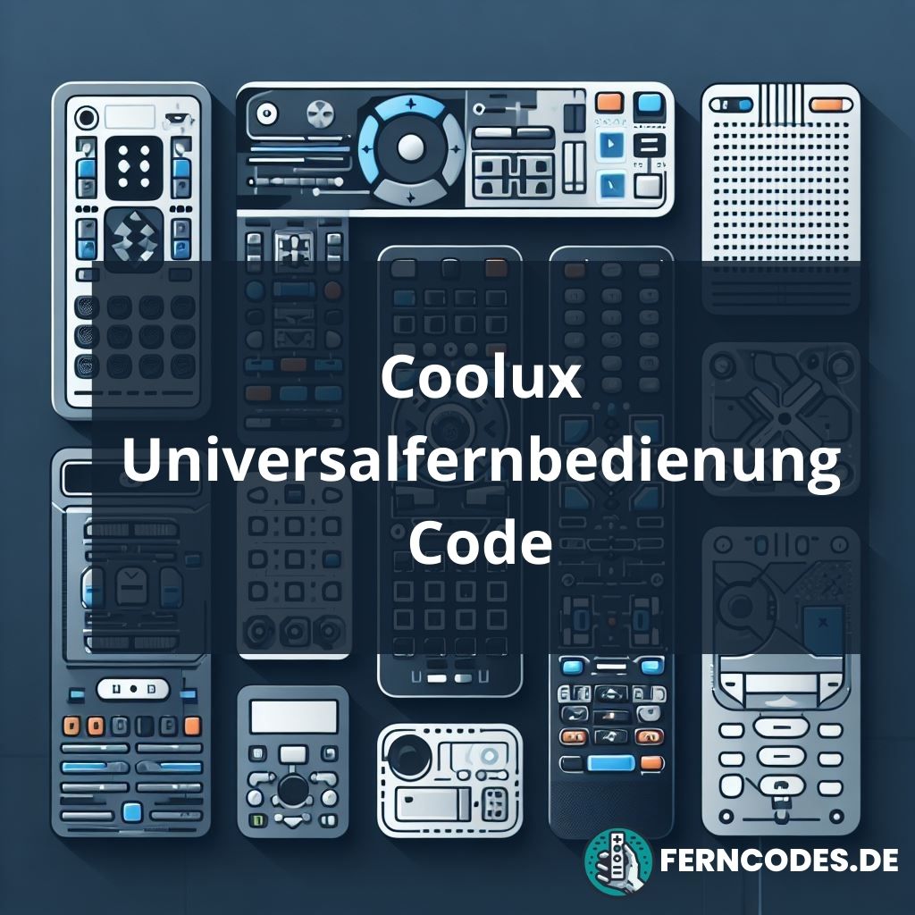 Coolux Universalfernbedienung Code