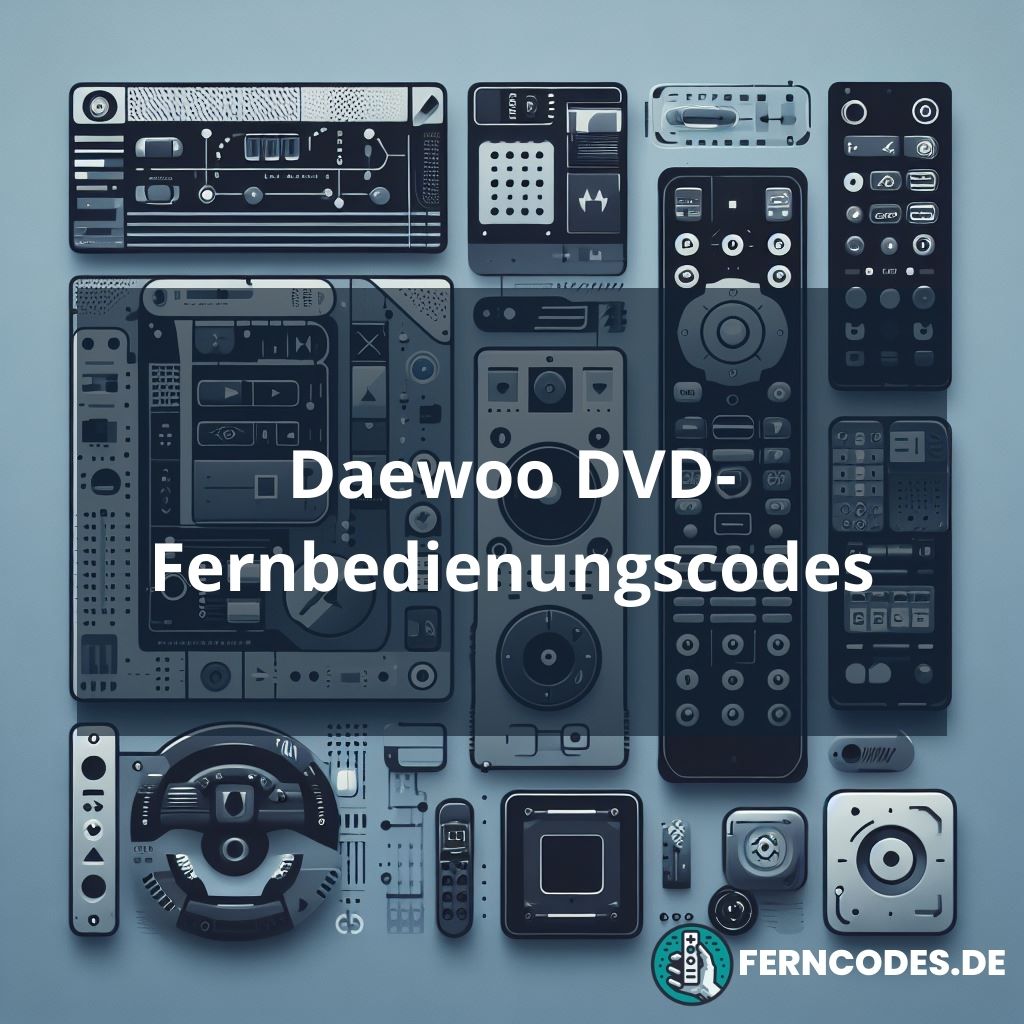Daewoo DVD-Fernbedienungscodes