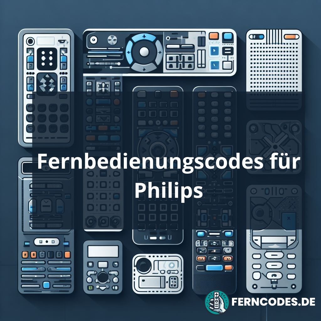 Fernbedienungscodes für Philips