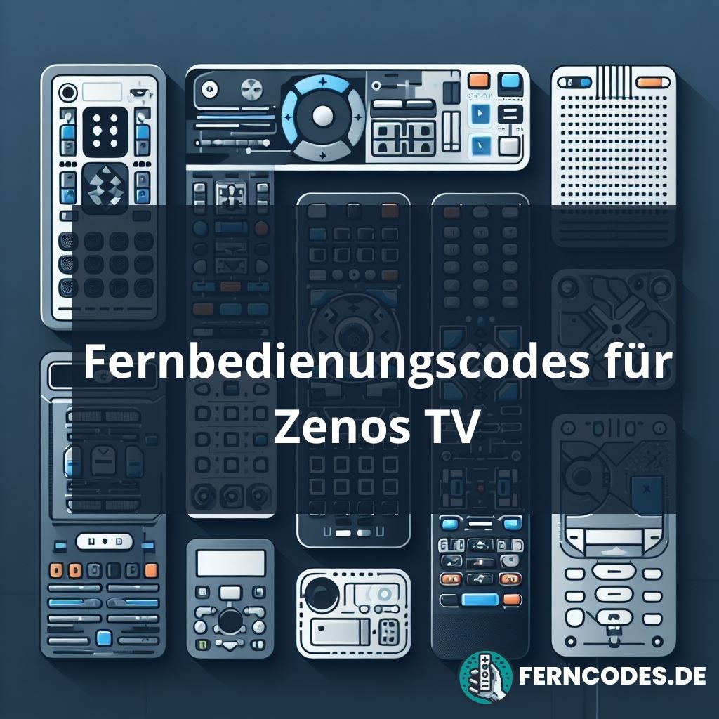 Fernbedienungscodes für Zenos TV