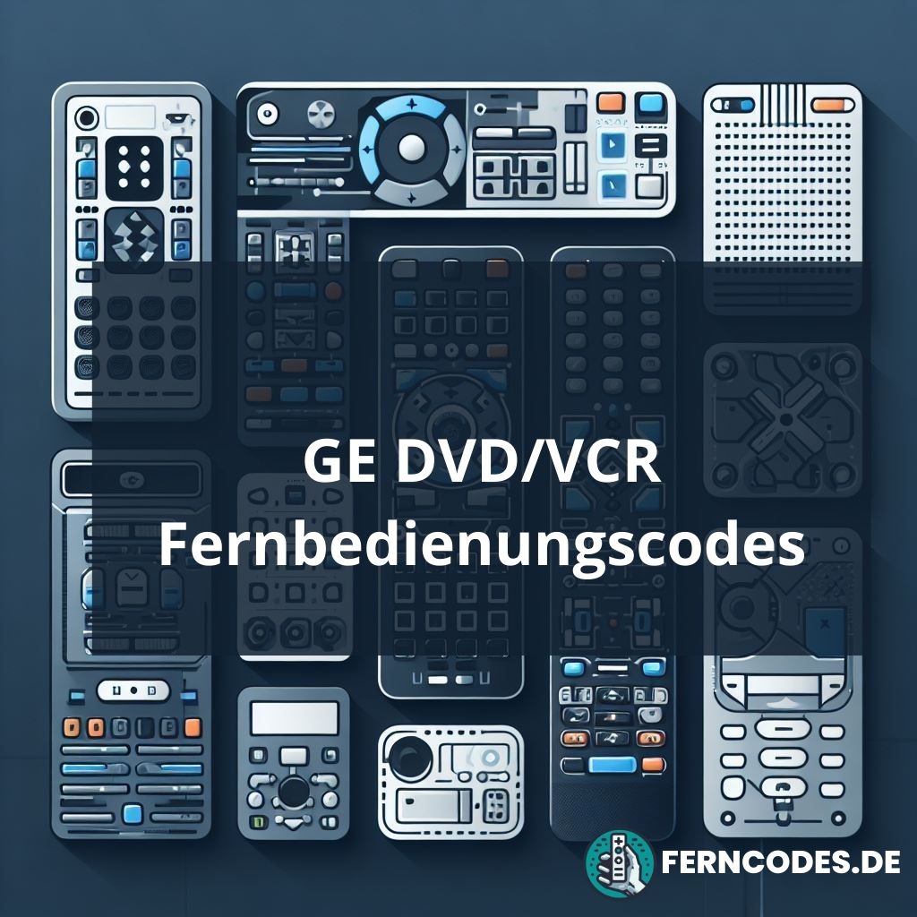 GE DVD/VCR Fernbedienungscodes