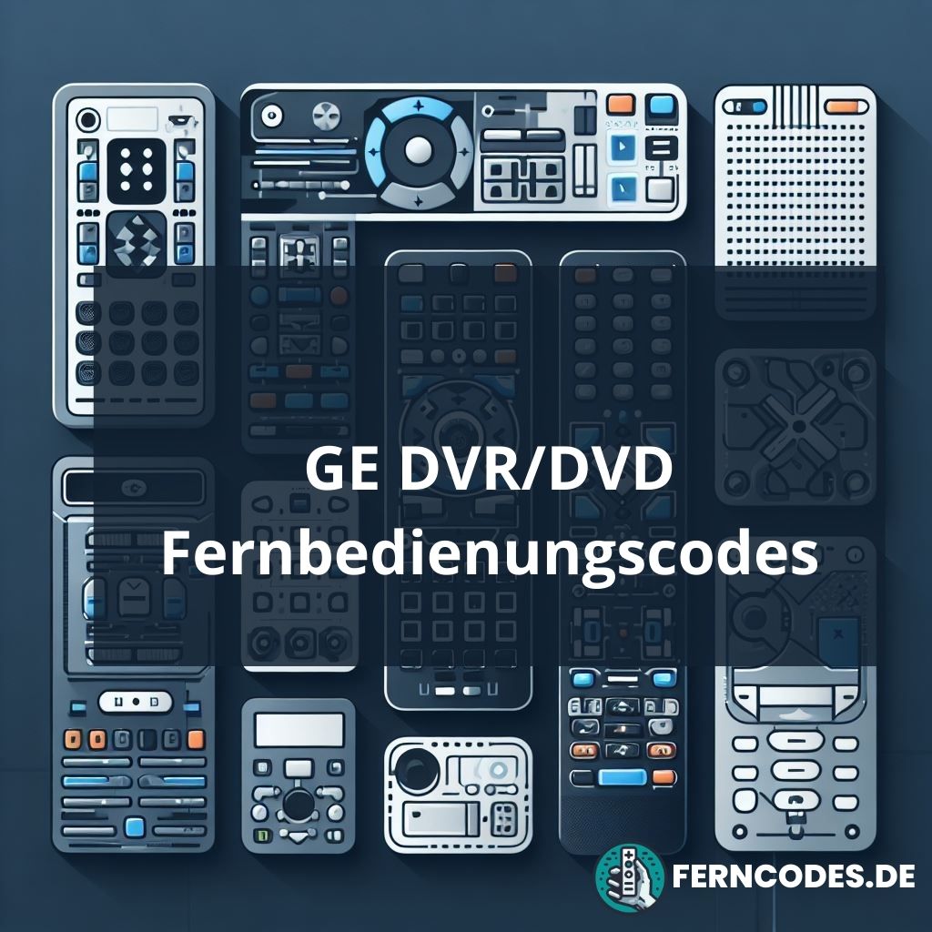 GE DVR/DVD Fernbedienungscodes
