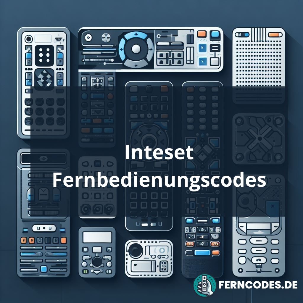 Inteset Fernbedienungscodes