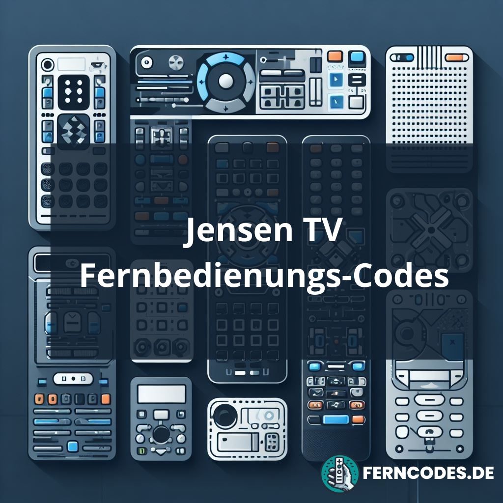Jensen TV Fernbedienungs-Codes