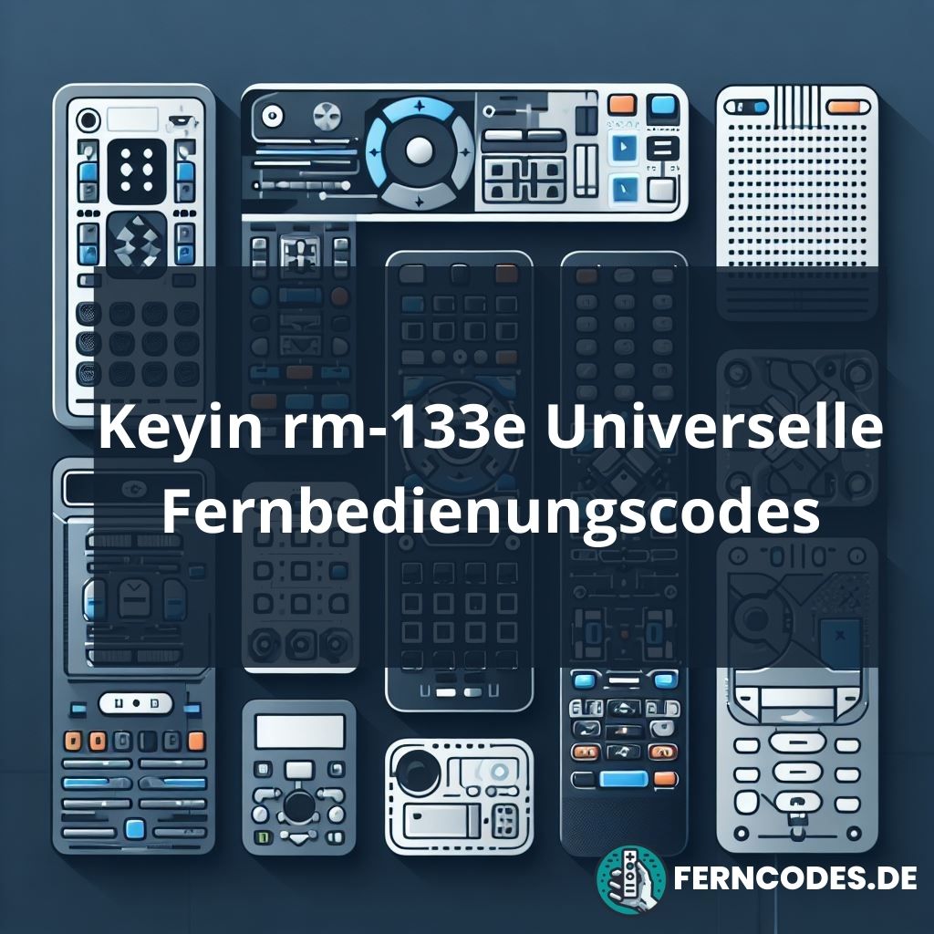 Keyin rm-133e Universelle Fernbedienungscodes