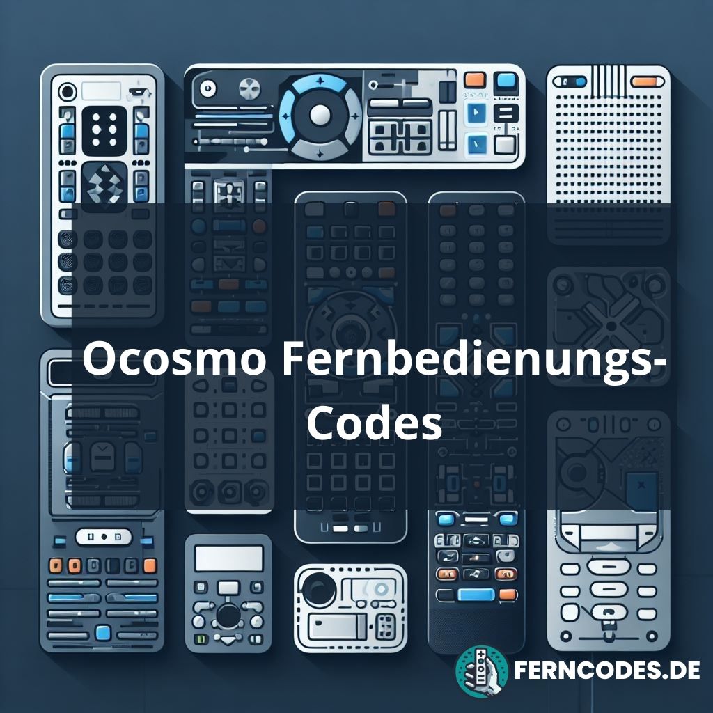 Ocosmo Fernbedienungs-Codes