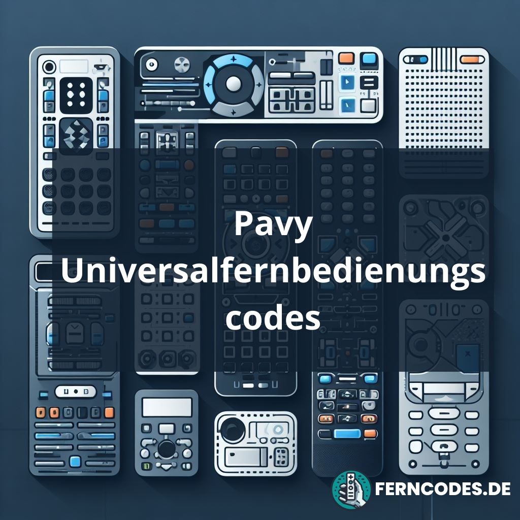 Pavy Universalfernbedienungscodes