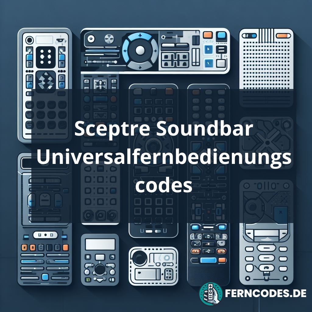 Sceptre Soundbar Universalfernbedienungscodes