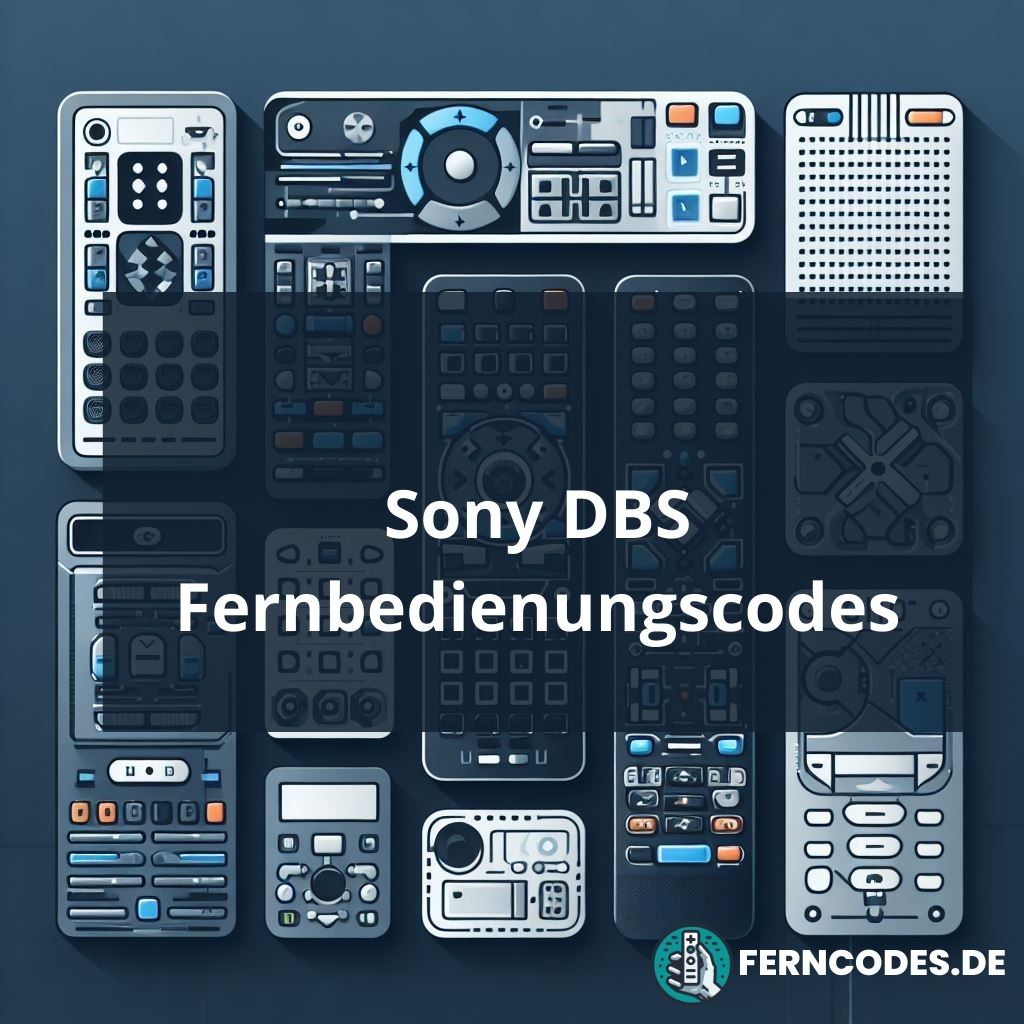 Sony DBS Fernbedienungscodes