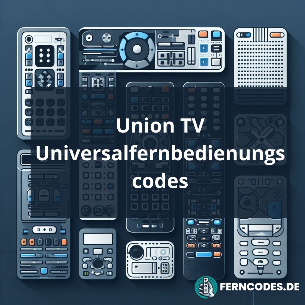 Union TV Universalfernbedienungscodes