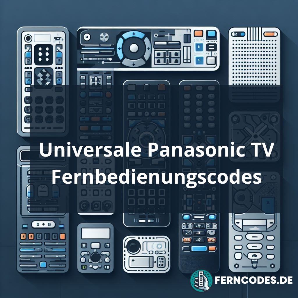 Universale Panasonic TV Fernbedienungscodes