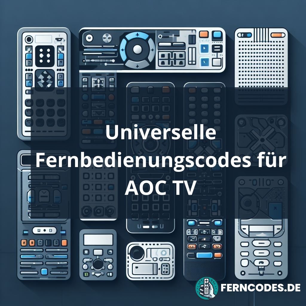 Universelle Fernbedienungscodes für AOC TV