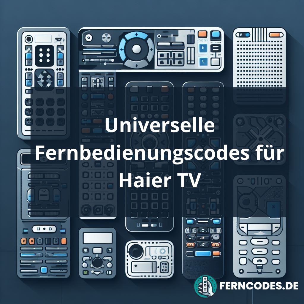 Universelle Fernbedienungscodes für Haier TV