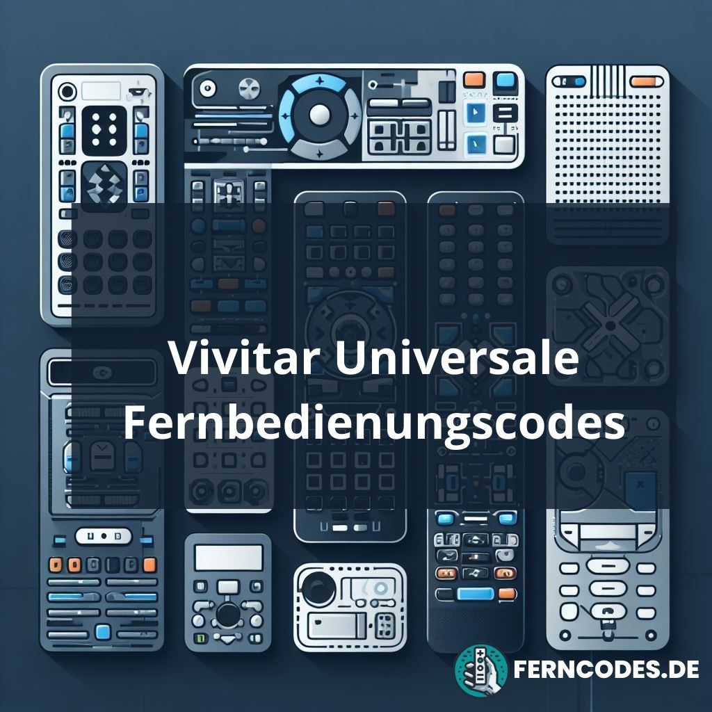 Vivitar Universale Fernbedienungscodes
