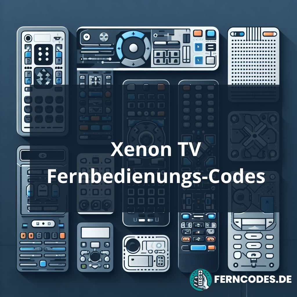 Xenon TV Fernbedienungs-Codes