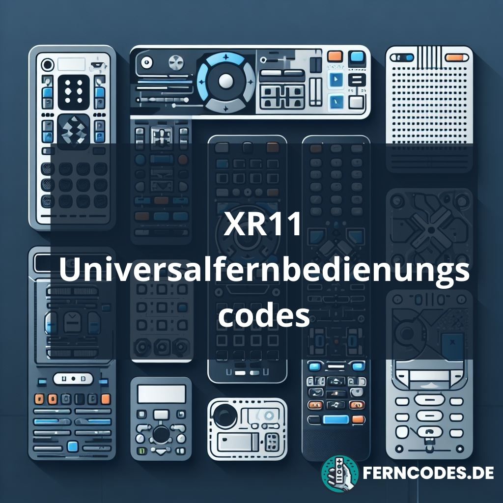 XR11 Universalfernbedienungscodes