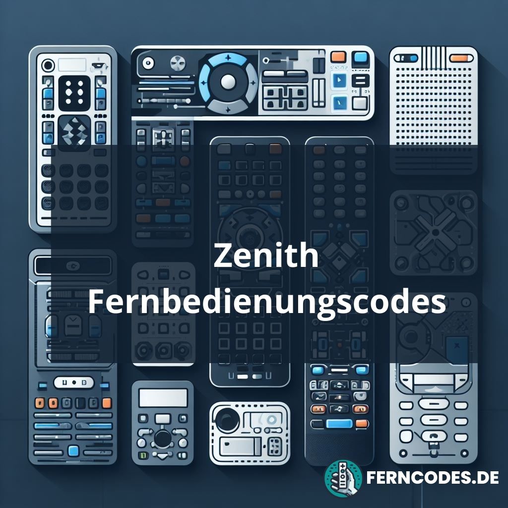 Zenith Fernbedienungscodes